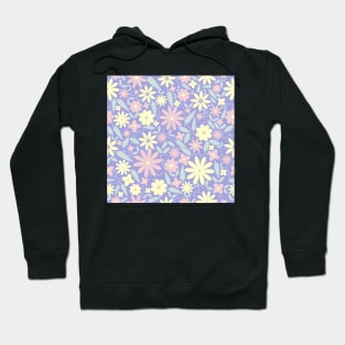 Cotton Candy Lilac Florals Hoodie